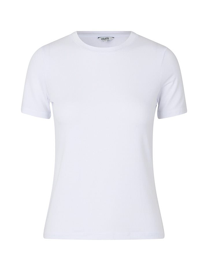 Softes Basic T- Shirt in Weiß